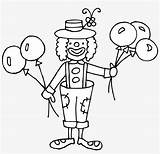 Silly Clown Coloring Page  Clip Art Black And White Transparent sketch template