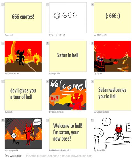 666 emotes! - Drawception