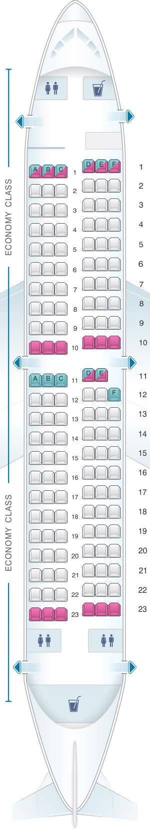 Seat Map Southwest Airlines Boeing B737 700 137pax | SeatMaestro.com