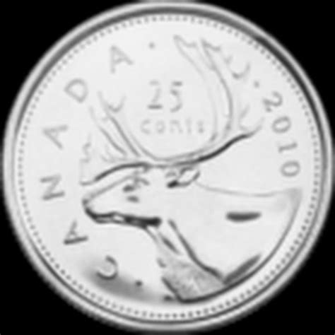 Canadian Quarter Actual Size Image