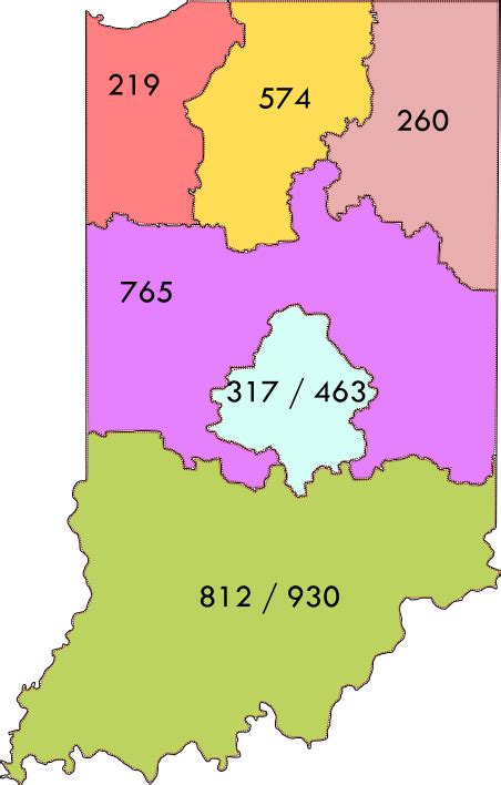 Area codes 317 and 463 - Wikipedia