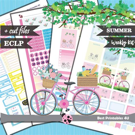 Weekly Planner Stickers Erin Condren Weekly Kit Vertical | Etsy ...