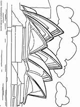 Sydney Opera House Coloring Page At GetDrawings  Free Download sketch template
