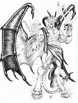 Demonic Coloring Pages Devils Satanic  AusmalbilderFurKinderde sketch template