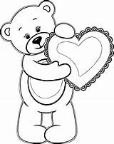 Teddy Bear Printable Coloring Pages sketch template