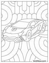 23 LAMBORGHINI Coloring Pages Free Printable PDF sketch template