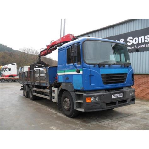 ERF ECS8 Flat 2007 with Fassis Crane MANUAL GEARBOX - Commercial Vehicles from CJ Leonard & Sons ...