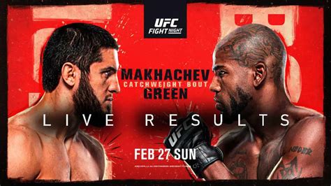 UFC Vegas 49(Fight Night 202) Makhachev vs Green Live Results