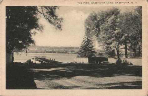 The Pier, Cazenovia Lake New York Postcard