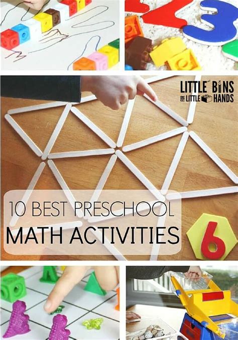 Preschool Math Activities for Back to School Early Learning