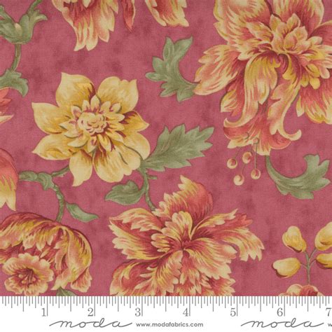 Threads That Bind Rose Fabric by Blackbird Designs for Moda Fabrics 28004 16 - 752106638747