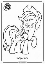Printable my little pony applejack Pdf coloring pages – Artofit sketch template