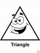 Triangle Coloring Pages Printable Free & Easy To Color sketch template