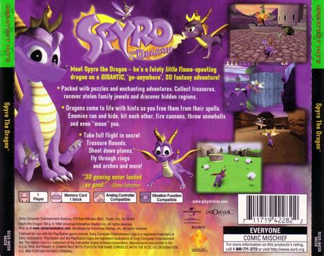 Spyro the Dragon cover or packaging material - MobyGames