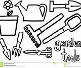 Gardening Tools Coloring Pages At GetColoringscom  Free Printable sketch template