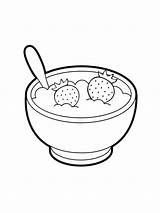 Oatmeal Coloring Pages sketch template
