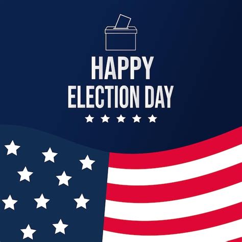 Premium Vector | USA election day concept vector illustration with star