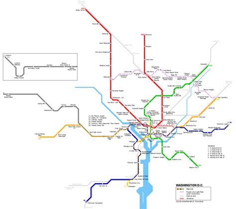 UrbanRail.Net > North America > USA > Washington D.C. Metrorail