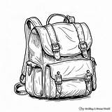 Backpack Coloring Pages  Free & Printable sketch template