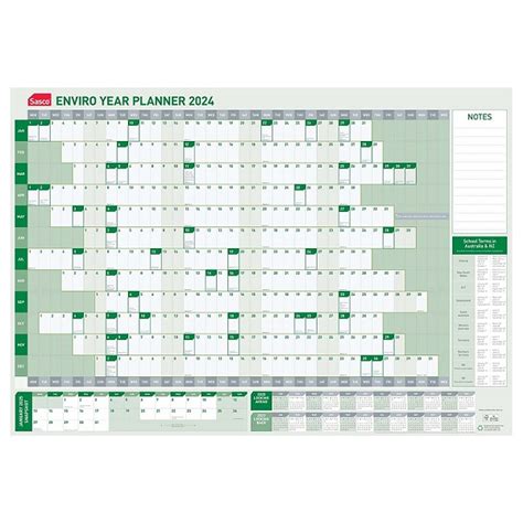 Sasco Enviro Year Planner 10596