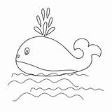 Cute Funny whale Marine Animal Simple Hand Drawn Outline Vector  sketch template
