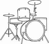 Drum Set Coloring Page At GetDrawings  Free Download sketch template