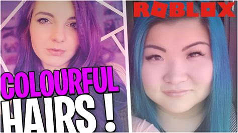 Roblox Youtubers Rainbow Hair