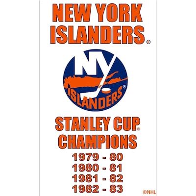 New York Islanders 3' x 5' Replica Stanley Cup Banner - Shop.NHL.com