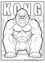 15 King Kong Coloring Pages 100% Free PDF Printable sketch template