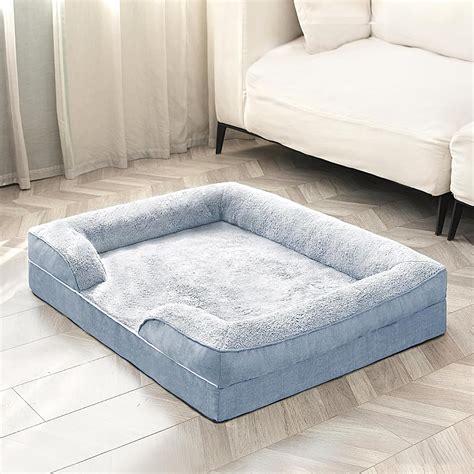 Orthopedic Dog Bed, Pet Bed Waterproof Dog Bed with Washable Removable Cover, Dog Beds for Small ...