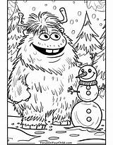50  Yeti Coloring Pages Free PDF Printables sketch template