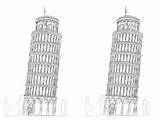 The Leaning Tower Of Pisa Coloring Page By Stevens Social Studies sketch template