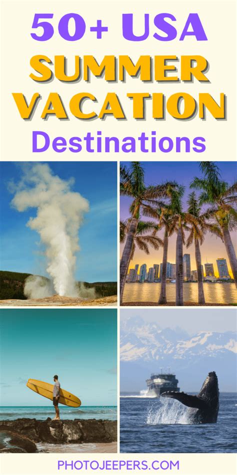 50+ US Summer Vacation Destinations By Region - PhotoJeepers