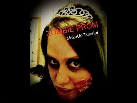 Zombie Prom Queen Makeup Tutorial - YouTube