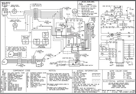 Rheem Air Conditioner Thermostat Wiring Diagram - IOT Wiring Diagram