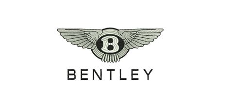 Bentley Car Emblem 3 sizes Digitized Machine Embroidery Design EMAIL DELIVERY