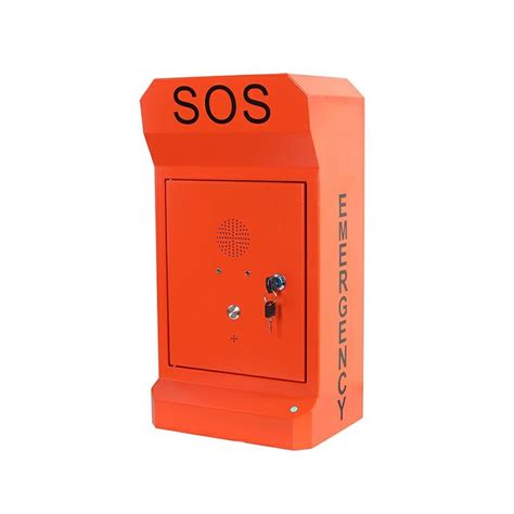 Outdoor Roadside SOS Call Box DTMF Dial Handsfree With Door Lock