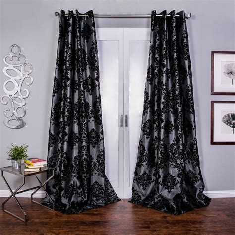 Astoria Grand Martines Damask Semi-Sheer Grommet Single Curtain Panel | Wayfair | Idee, Tende