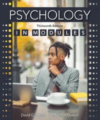 Psychology in Modules 13th Edition Myers