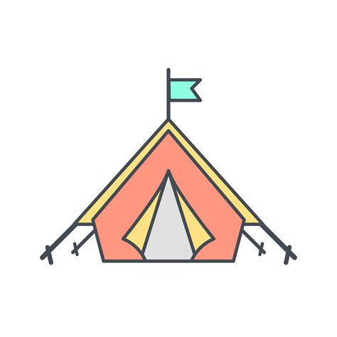 Tent Vector Icon 353047 Vector Art at Vecteezy