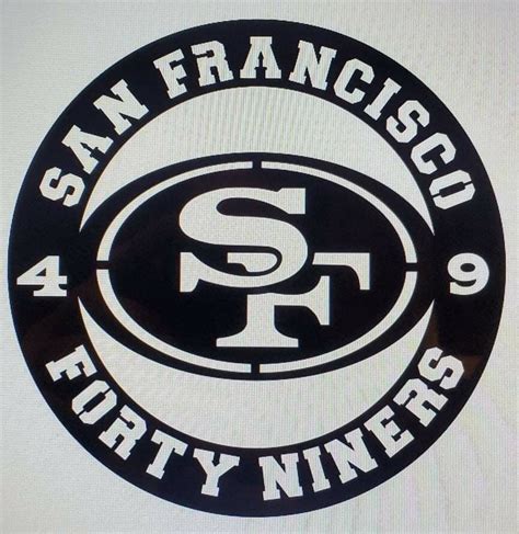 SF 49ers Metal Art Sign, San Francisco Forty Niners Metal Art Sign - Etsy | Sf 49ers, San ...