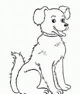 Puppies Coloring Page  That Are Being Issued A Tongue sketch template