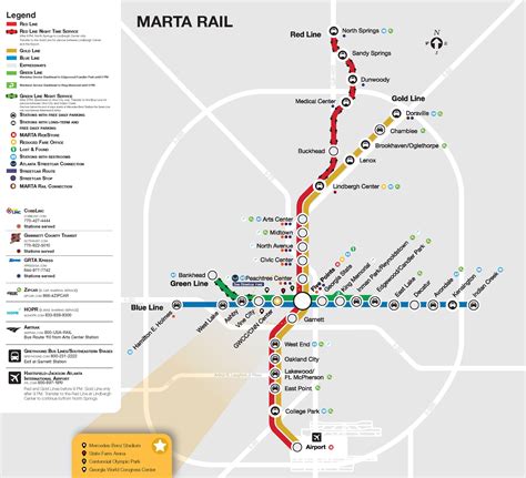 Marta Rail Map