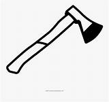 Hatchet Coloring Page  Icon Free Transparent Clipart ClipartKey sketch template