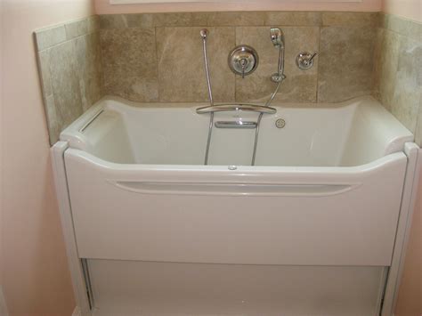 The Elevance Tub by Kohler is an excellent way to eliminate risky hazards in the bathroom when ...