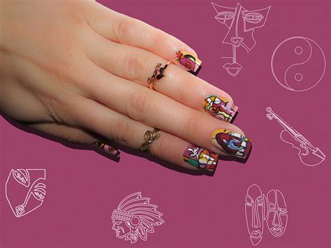 15 Abstract Artistic Nail Art Designs That Will Blow Your Mind | Fashionisers