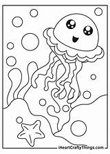 Jellyfish Coloring Pages sketch template