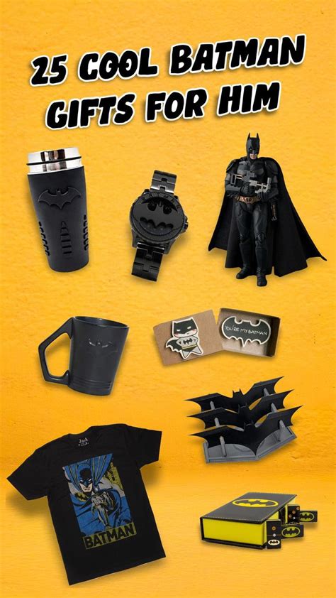 25 Cool Batman Gifts for Him | Batman gifts, Guy friend gifts, Batman theme