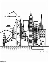 San Francisco Coloring Pages sketch template