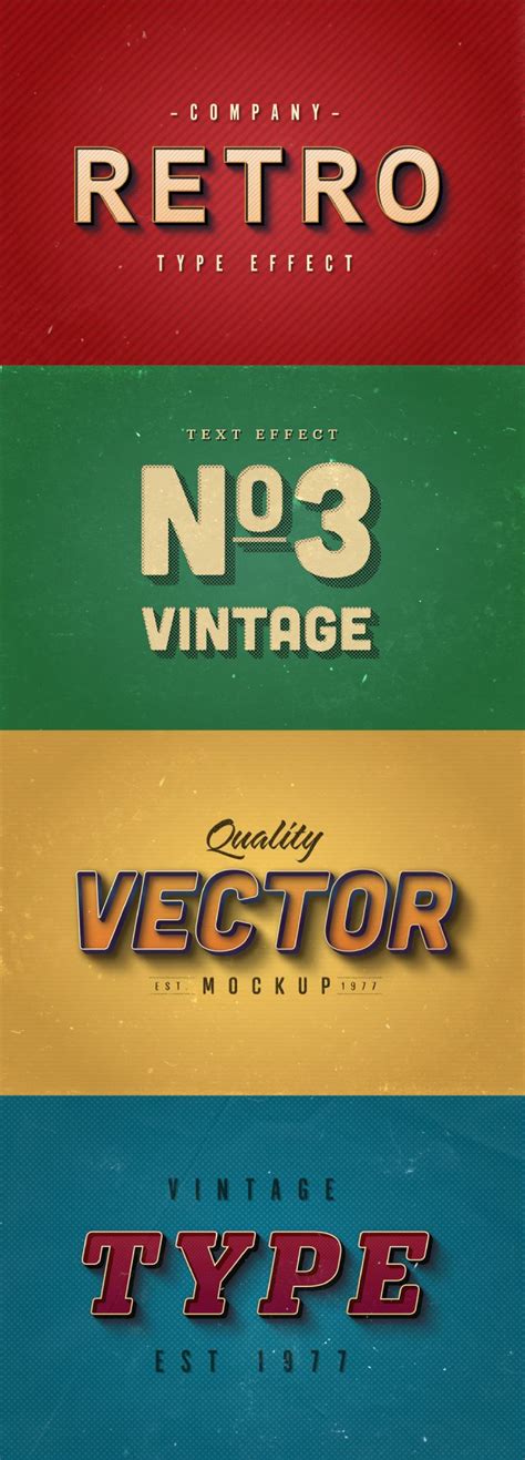 Create Retro Vintage Text Effects in Adobe Illustrator